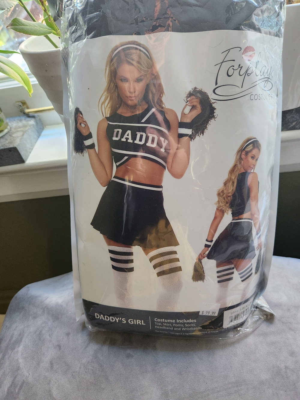 Foreplay Costumes - Daddy's Girl Cheerleader Outfit L/XL